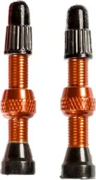 Kostenloser Rückversand Paar Stan's NoTubes Universal Presta Ventile 35 mm Orange