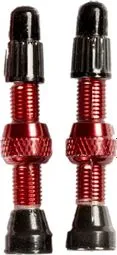 Kostenloser Rückversand Paar Stan's NoTubes Universal Presta Ventile 35 mm Rot