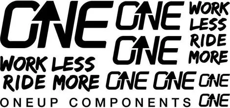 Oneup Stickers Kit Schwarz Neue Ware