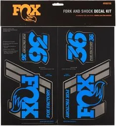 Finale Aktion Fox Racing Shox Stickers Heritage 2019 Blue