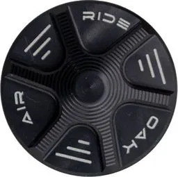OAK Forkcap Air Ventilkappe für Fox/Rockshox Gabel Schwarz Aktuell