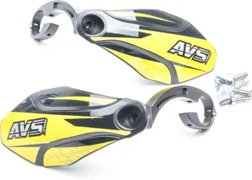 Handprotektoren AVS Graphic Kit Gelb / Schwarz Must-Have
