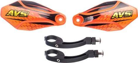 Ausverkauf AVS KIT DECO Handschutz Orange Schwarz
