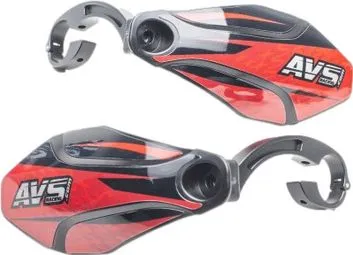 AVS Graphic Kit Handschützer Rot / Schwarz Sale