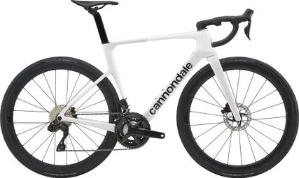Ausverkauf Cannondale SuperSix Evo 5 Rennrad, Shimano 105 Di2 12-Gang, 700 mm, Grau/Weiß, 2026