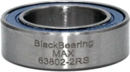 Schwarzes Lager 63802 2RS Max. 15 x 24 x 7 mm Billig