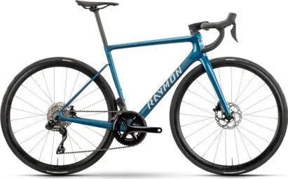 Straßenrad Raymon Kirana Shimano 105 Di2 12V 700 mm Blau 2025 Zertifiziert