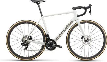 Cervelo R5 Rennrad Sram Force AXS 12S 700 mm Weiß 2025 Kostenloser Versand