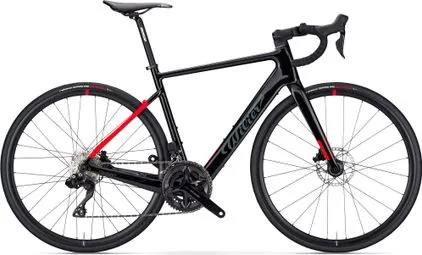Solange Der Vorrat Reicht Wilier Triestina Garda Hybrid Elektro-Rennrad Shimano 105 Di2 12S 250 Wh 700 mm Schwarz Rot