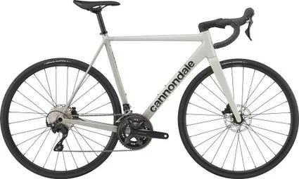 Cannondale CAAD14 3 Rennrad mit Shimano 105 12-Gang-Schaltung, 700 mm, Weiß/Grau Markenware