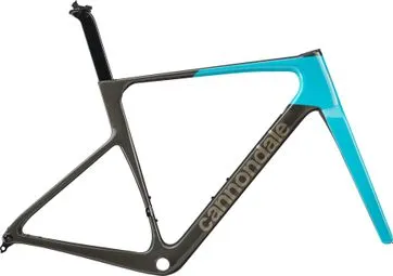 Nur Für Kurze Zeit Rahmen-Kit Cannondale SuperSix EVO Hi-MOD Gen 5 Blau/Grau