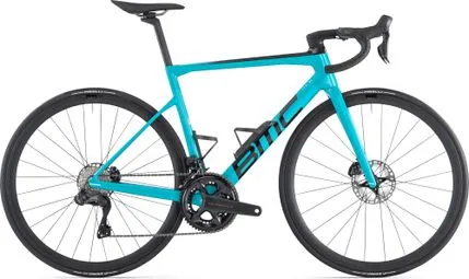 BMC Teammachine SLR 01 Rennrad mit Shimano Ultegra Di2 12-Gang-Schaltung, 700 mm, türkisblau – Ausstellungsmodell Nur Heute