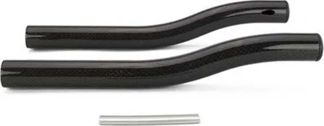 Verwenden Sie Tri S-Bend Carbon 240mm Extensions Black Knallerangebot