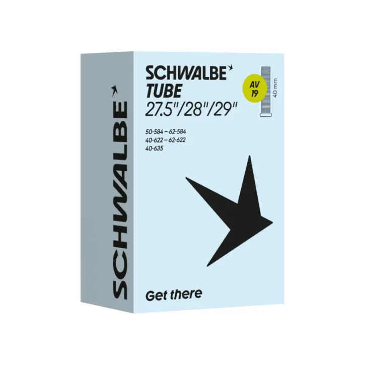 Schwalbe Fahrradschlauch Nr. 19 (27.5"/28"/29") AV 40 mm Abverkauf