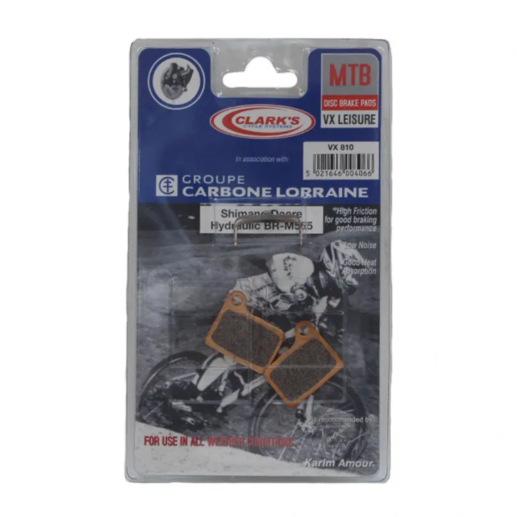 Clarks Bremsbelag für Shimano Deore Hydraulic BR-M555 organisch Abverkauf